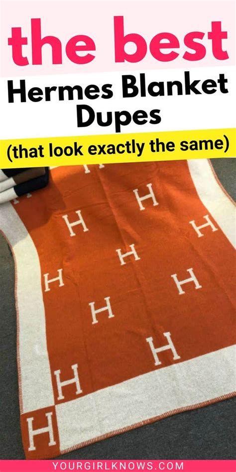 bomb hermes blanket dupes.